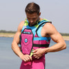 RS.25 Side Entry Impact Vest (Pink/ Aqua) 