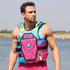 RS.25 Side Entry Impact Vest (Pink/ Aqua) 