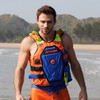 RS.25 Side Entry Impact Vest (Orange/ Royal Blue)