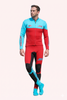 JTR Series 2 Piece Wetsuit Set | Red/Aqua  | John & Jacket 