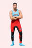 JTR Series 2 Piece Wetsuit Set | Red/Aqua  | John & Jacket 
