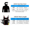 Jettribe USCG Circuit Vest | Black | Coast Guard Approved CGA Type 3 | Side-Entry Jet Ski Vest (Pre-Order)
