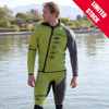 Jettribe Team Rider Wetsuit - Green | 2 Piece Set | Hooded Jacket & Sleeveless John
