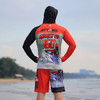 *New* Factory Custom JTR Series Rashguard | Red | Loose Fit | Your Name, # and Photo