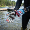 JTR Fade Gloves | Red / Aqua | Jet Ski Rec & Racing Gloves