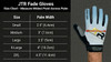 ***PREORDER*** JTR Fade Gloves | White/ Pale Aqua | Jet Ski Rec & Racing Gloves
