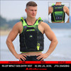 RS-25 Impact Vest - (Black / Green ) - Custom Name Available