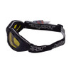 Jettribe Classic Black Frame/ Amber Lens Goggles | Floating Frame