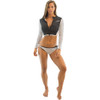 Ladies Crop Rashguard - Morocco | Size:  Medium