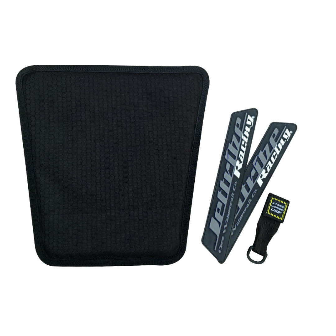 Jettribe Black Out PFD Accessory Kit - Logo, Back Plate & Lanyard Loop In 6 Colors (Sold Separately)