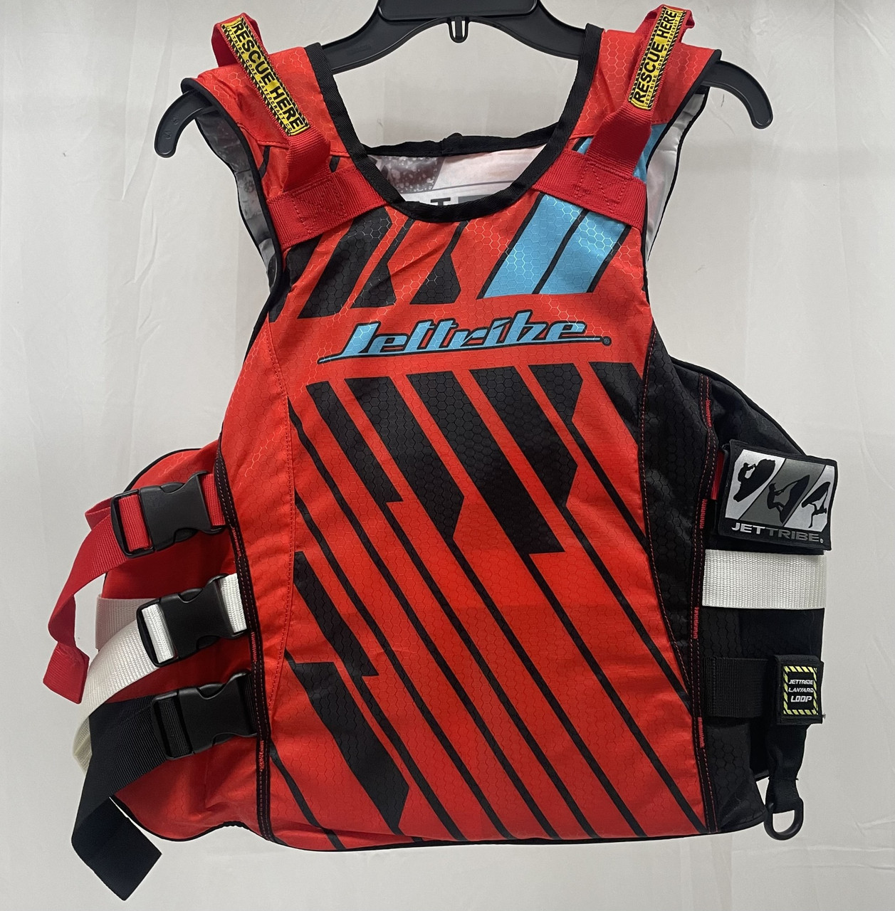 エアロレザー vest de rallye 34 UR-20 Vest | Block | Color: Red (Size: S/M) - Jettribe