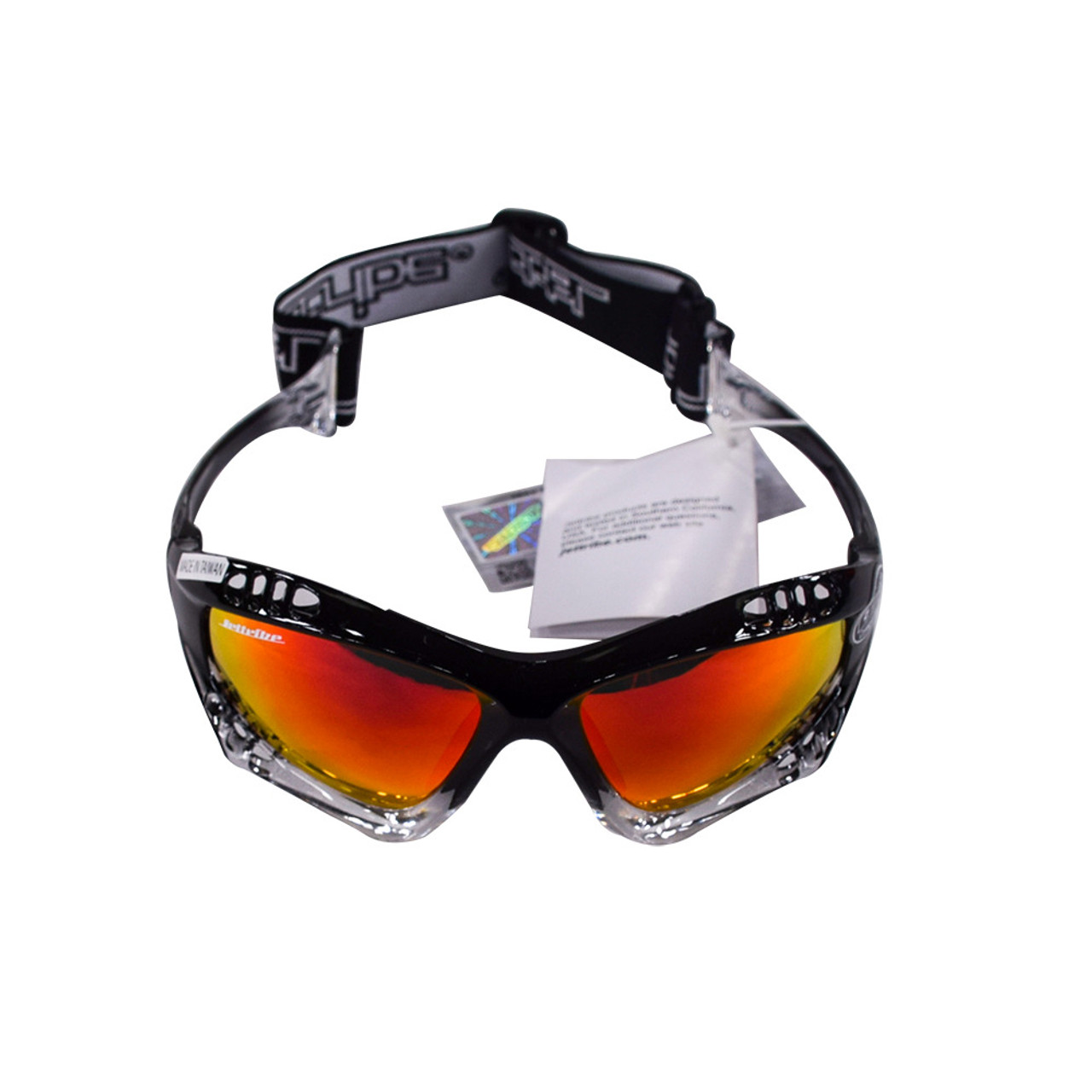 Pro Goggles Black Fade Frame/Revo Lens including Case PWC Jetski Racer