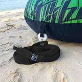 Jettribe Tube Towable Webbing | Black Tow Line | PWC Jetski Accessories