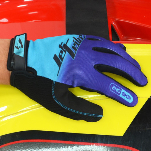 Jettribe Pixel GP-30 Gloves or Purple / Teal or Jet Ski Rec and Racing Gloves