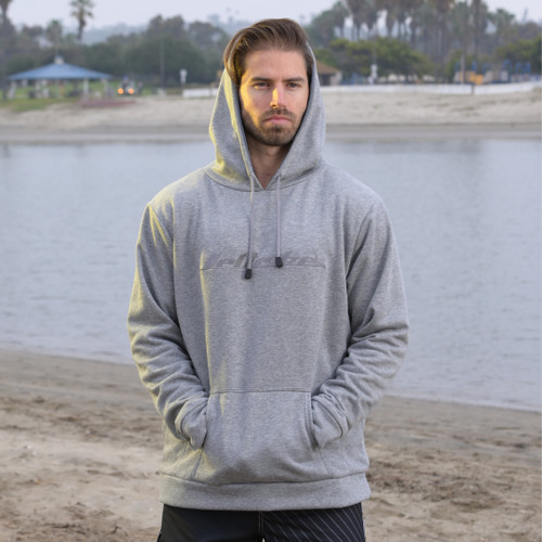 Jettribe Flow Pull Over Hoodie - Grey or Micro Mesh Heat Circulation or Sweatshirt