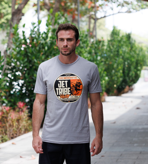 Icon Men's T-Shirt | Light Grey | PWC Jetski Ride & Race Apparel