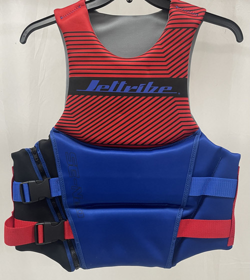 Neoprene Side Entry Vest | Blue/ Orange - Jettribe
