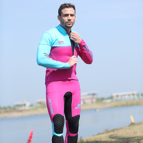 JTR Series 2 Piece Wetsuit Set | Aqua / Pink | John & Jacket  JTR Series 2 Piece Wetsuit Set | Aqua / Pink | John & Jacket