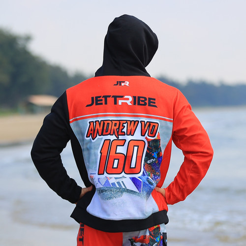*New* Factory Custom JTR Series Hoodie | Red | Your Name, # and Photo