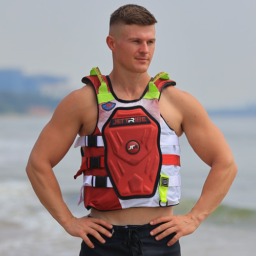 RS-25 Impact Vest - (Deep Red / White)  **PREORDER NOW**