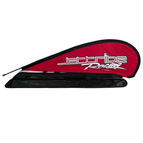 Jettribe Tent Flag | Tear Drop Shape | Pole Included