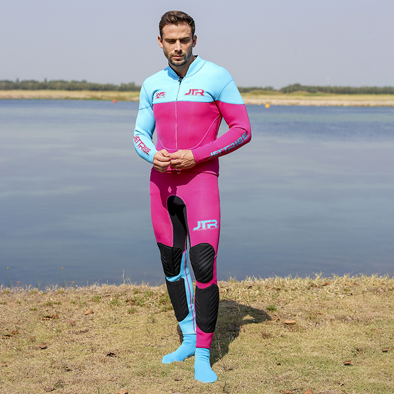 JTR Series 2 Piece Wetsuit Set | Aqua / Pink | John & Jacket