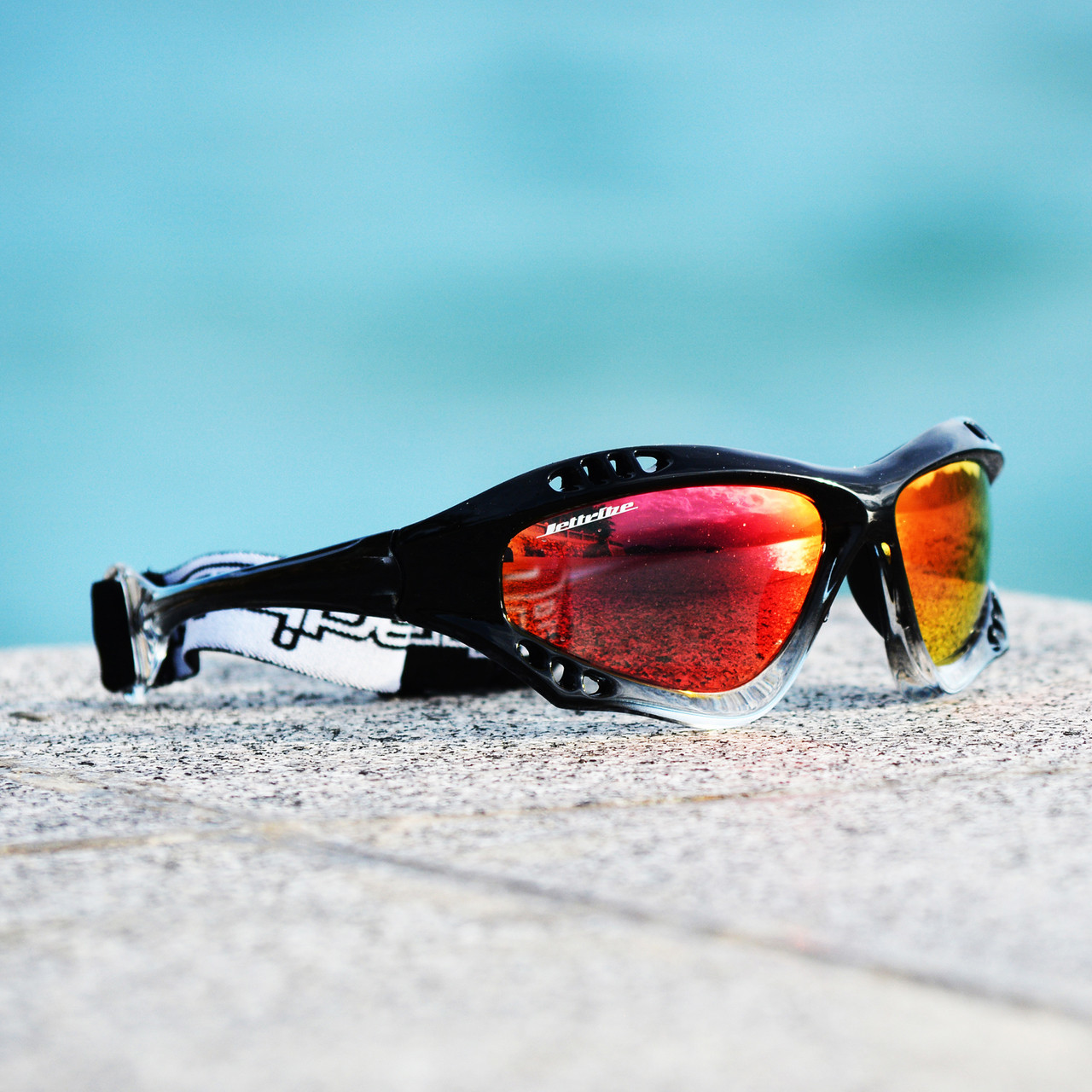 jettribe pro goggles black fade framerevo lens sunglasses pwc jetski racer 11289.1670102272