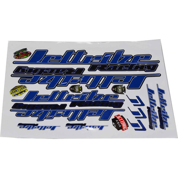 Decals - 12 X 18 - Blue PWC Jetski Ride & Race Accessories