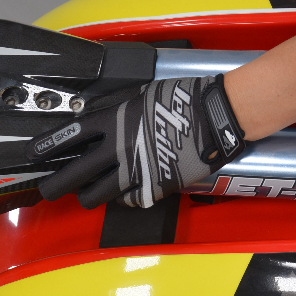 Dropship Race Skin PWC Gloves Grey Jetski Ride - Syncee