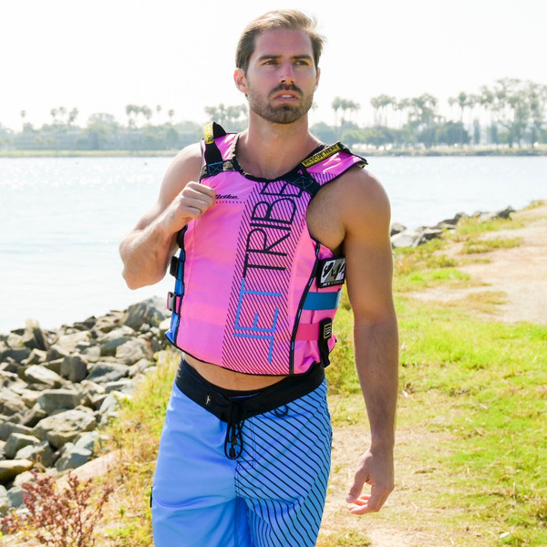 UR-20 Circuit Vest | Pink / Blue | Comfort EVA Foam | Comp PFD Life Vest (S/M is pre-order only expected 12/18/2024)