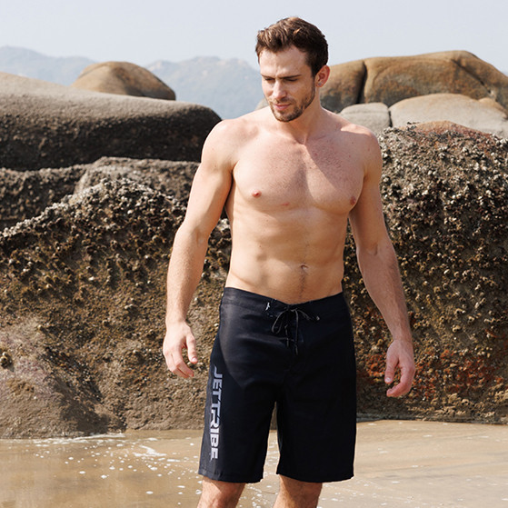 Men's Classic Boardies Color: Black - Jettribe