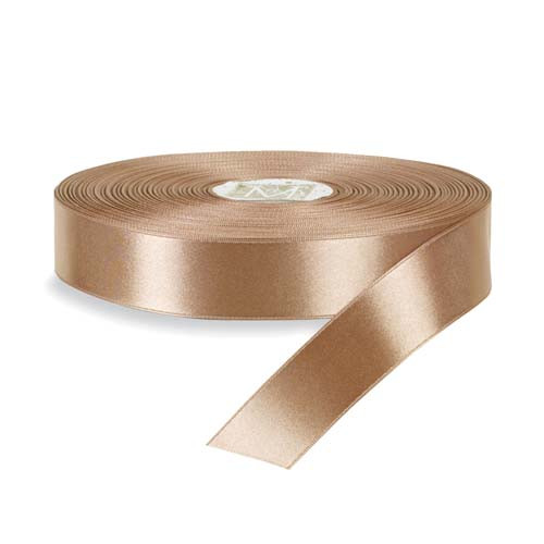 Original Double Faced Satin Half Roll - Latte