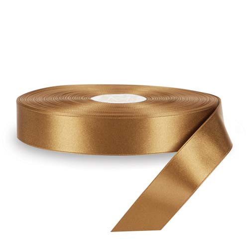 Original Double Faced Satin Half Roll - Gold Leaf