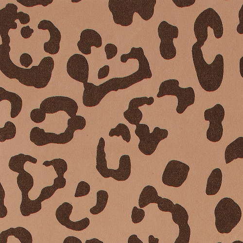 Gift Wrap - Leopard - Peach