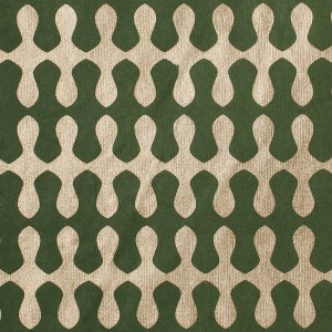 Gift Wrap - Wave - Forest Green/Metallic Gold