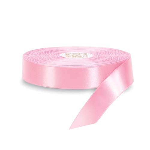 Custom Printing on Original Double Faced Satin Ribbon - Blush