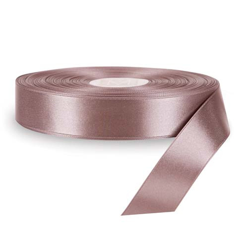 Custom Printing on Original Double Faced Satin Ribbon - Almond Blossom