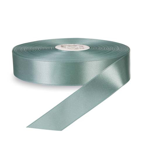 Custom Printing on Original Double Faced Satin Ribbon - Seafoam