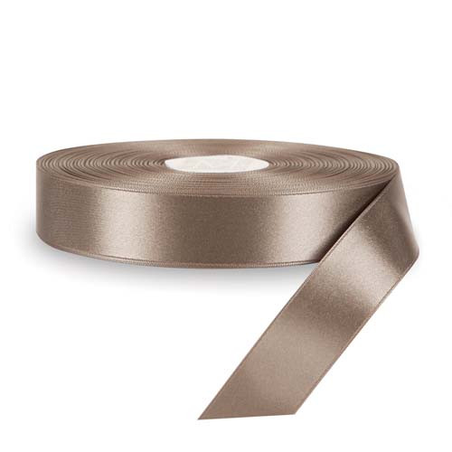 Custom Printing on Original Double Faced Satin Ribbon - Fawn