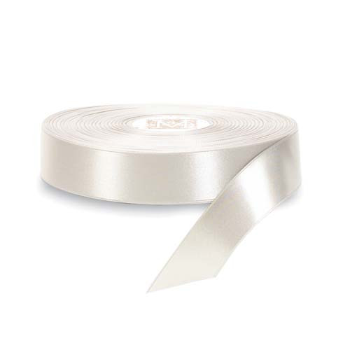 Custom Printing on Original Double Faced Satin Ribbon - Oyster