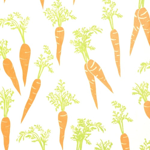 Carrots - Cream/Orange/Gold & Green Metallic