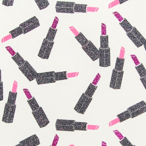 Lipstick – Cream/Pink/Black & Magenta Glitter
