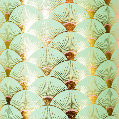 Sunshine Mint Green/Pink Metallic/Gold Foil Gift Wrap