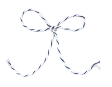 Baker's Twine - Navy Blue & White Stripe