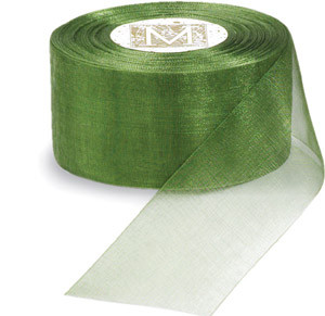 Organdy Ribbon - Sage