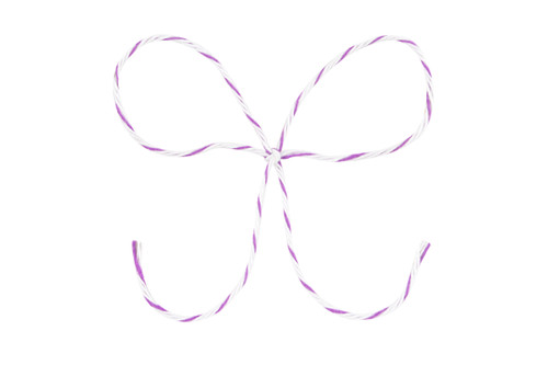 Baker's Twine - Purple/White Stripe