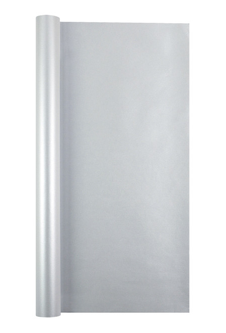 Solid Colored Gift Wrap - Silver 