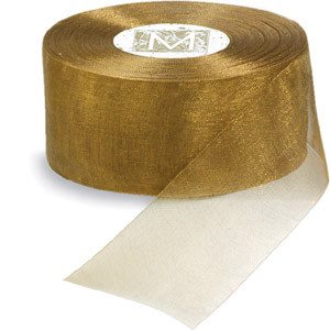 Organdy Ribbon - Tea