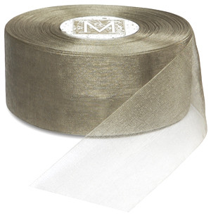 Organdy Ribbon - Sand