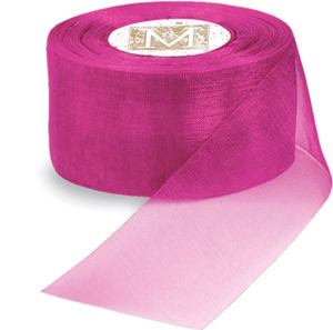 Organdy Ribbon - Magenta